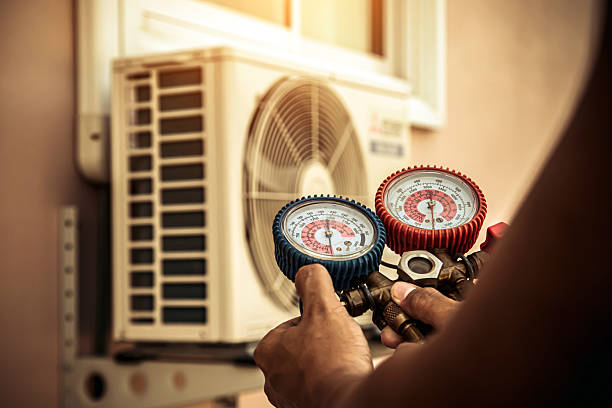 Professional Heat Pump Repair technician working in Pelion, SC